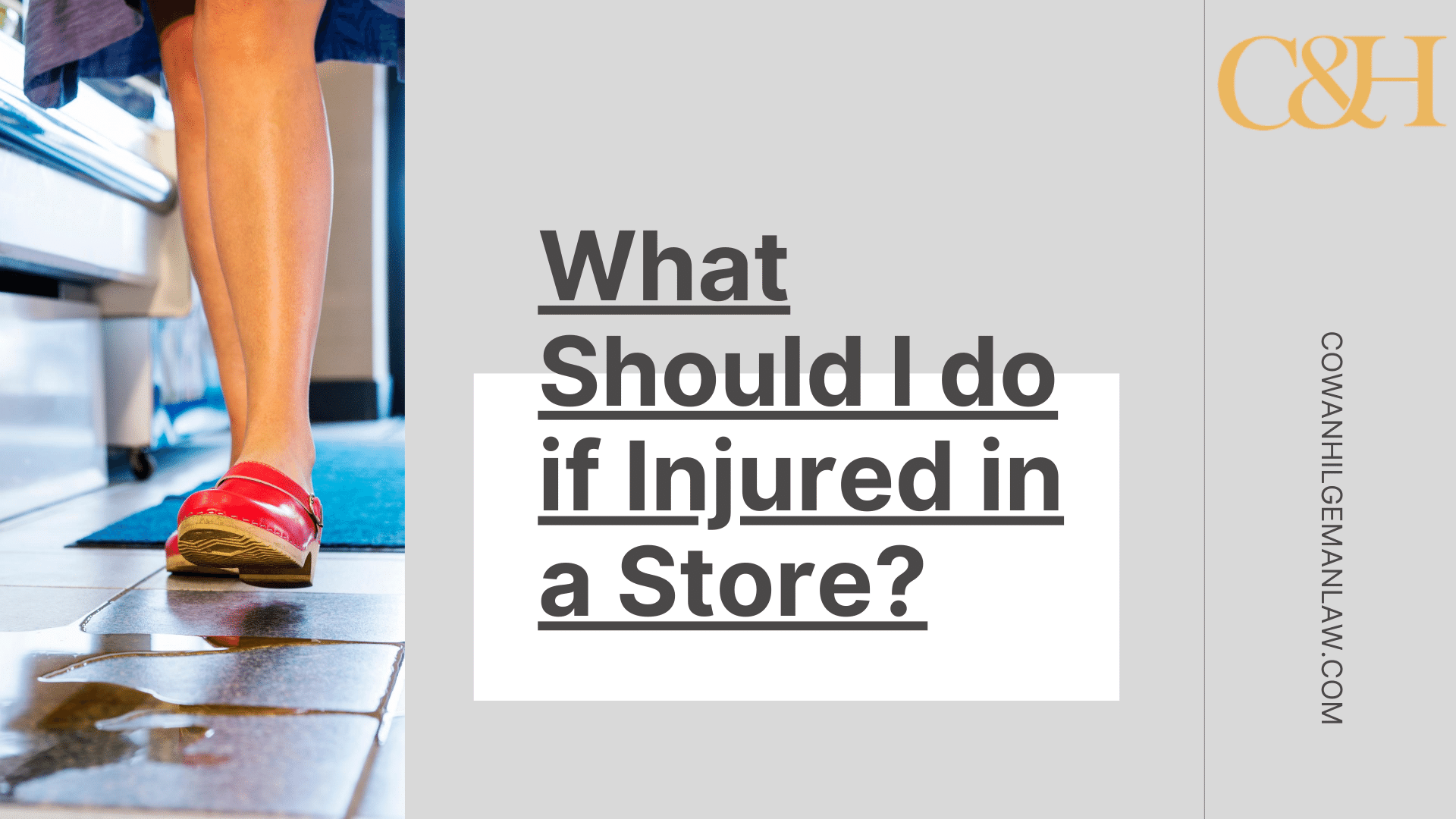 injured in a store