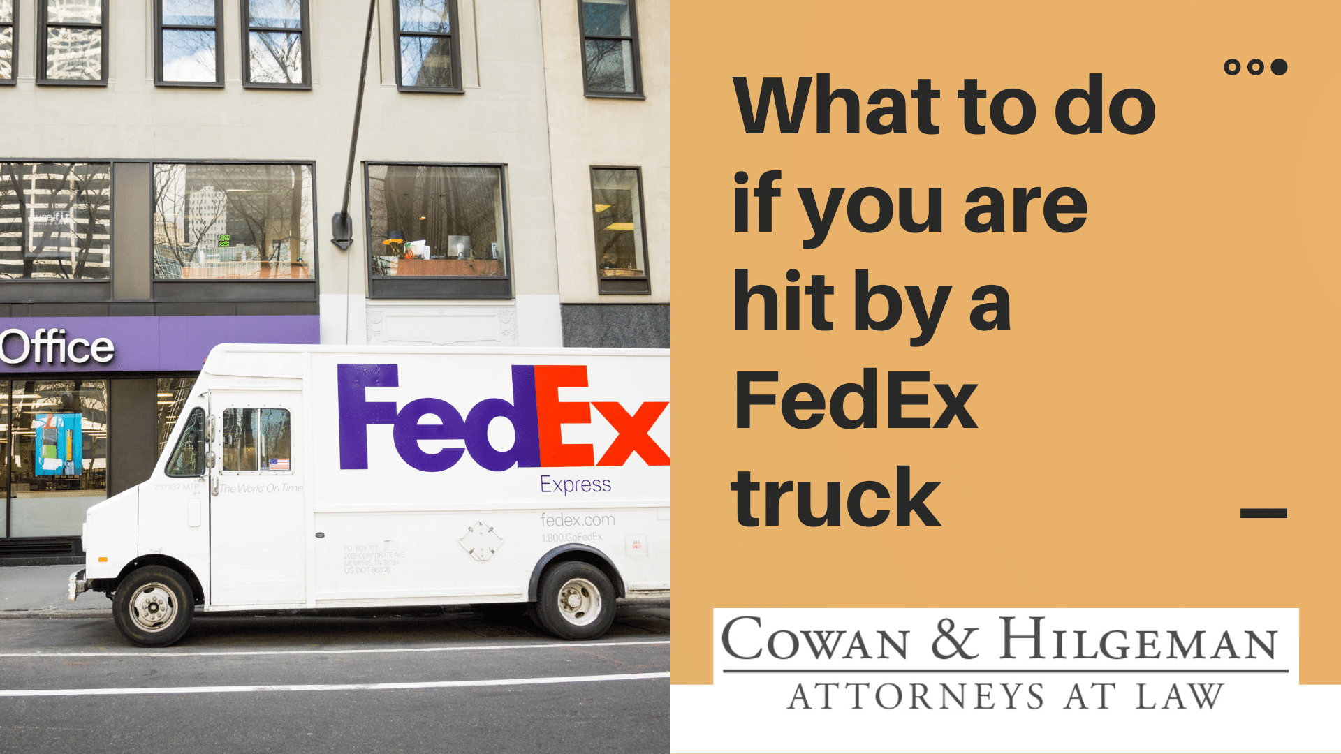 hit by a fedex truck