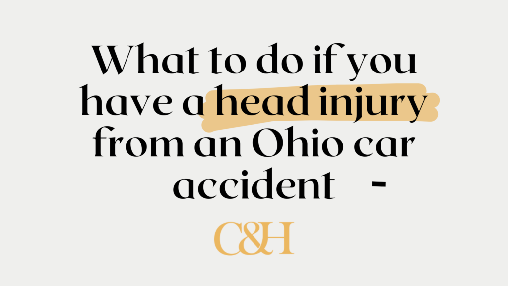 head injury ohio car accident
