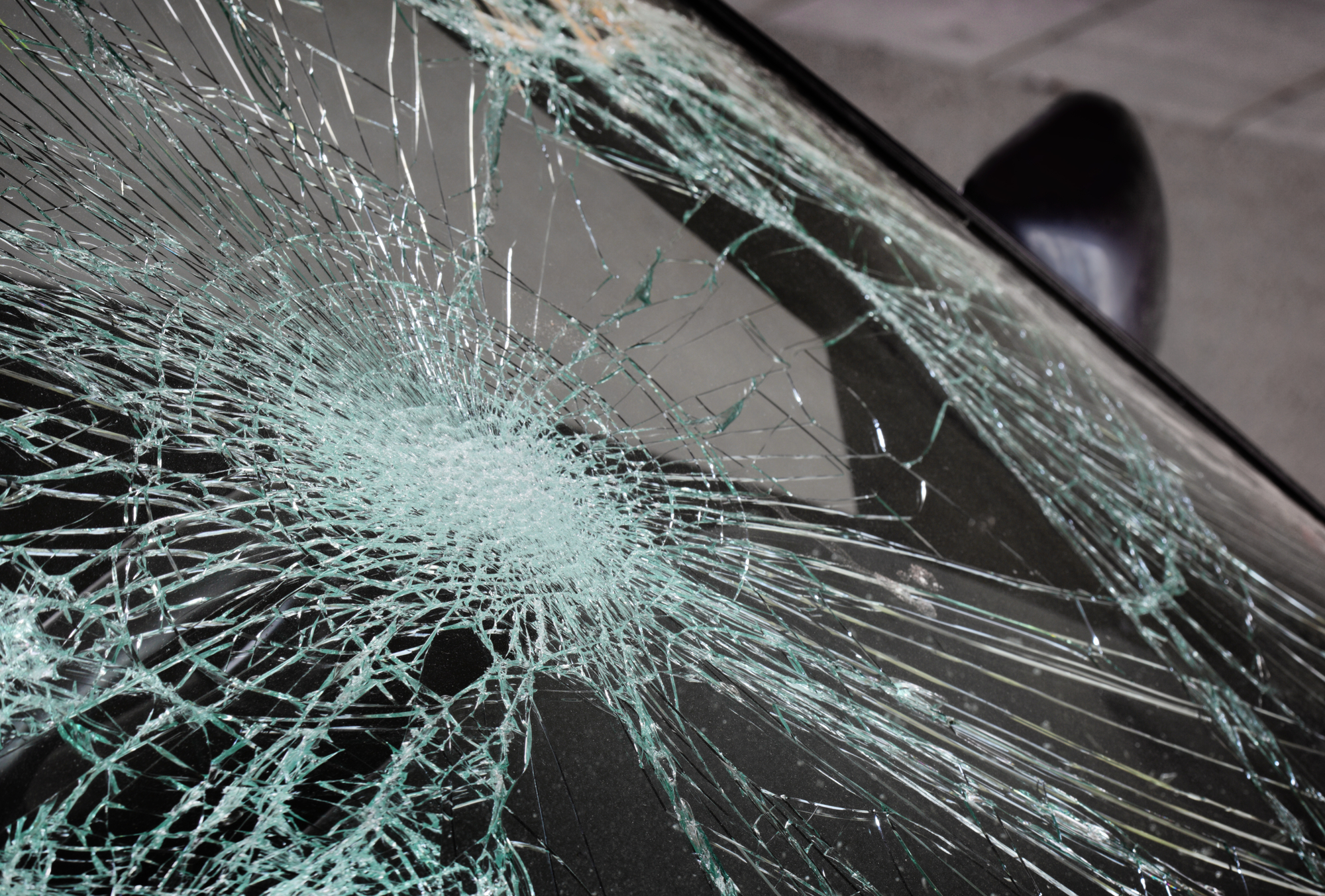 In A Serious Car Wreck? What To Know - broken glass