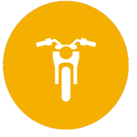 motorcycle icon - Cowan & Hilgeman