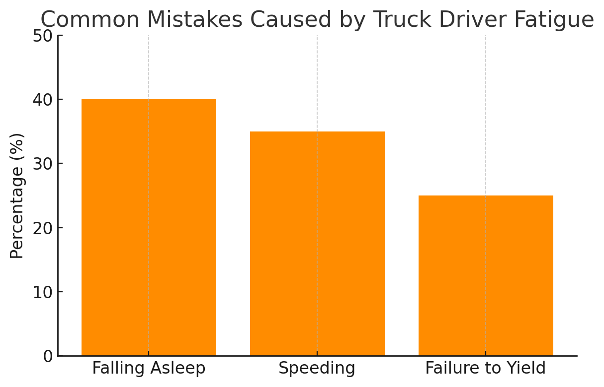 Common Mistakes Caused by Truck Driver Fatigue
